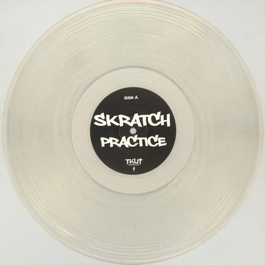 DJ T-Kut Skratch Practice Clear Vinyl Edition - Görsel 3