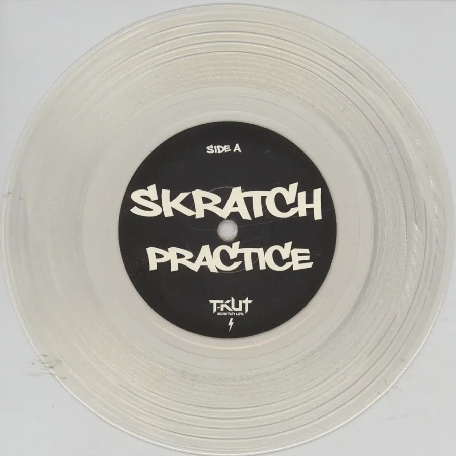 DJ T-Kut Skratch Practice Clear Vinyl Edition - 7inch - Görsel 3
