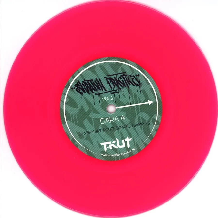 DJ T-Kut Skratch Practice Vol. 2 Neon Magenta Vinyl Edition - 12inch - Görsel 3