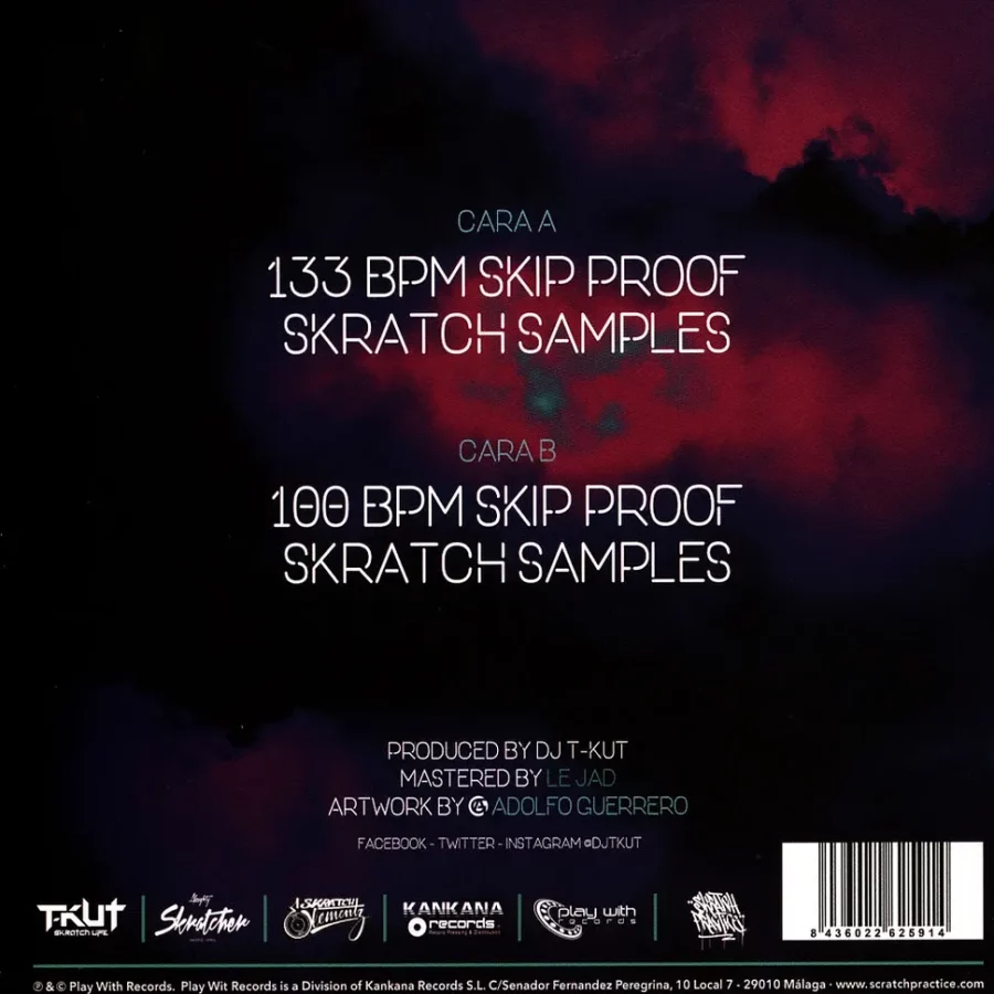 DJ T-Kut Skratch Practice Vol. 2 Neon Magenta Vinyl Edition - 12inch - Görsel 2