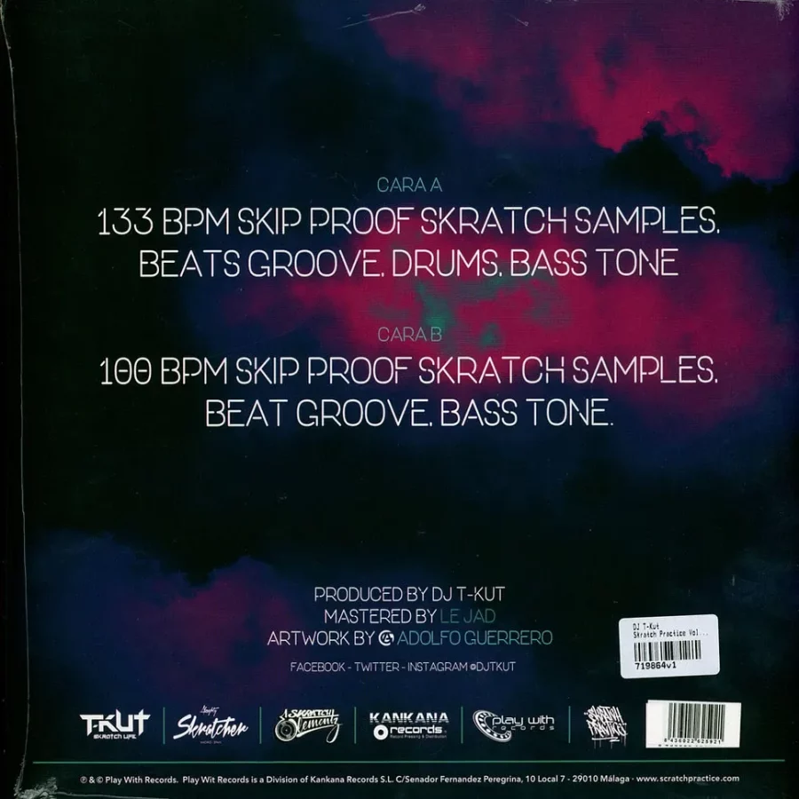 DJ T-Kut Skratch Practice Volume 2 Neon Purple Edition - Görsel 2