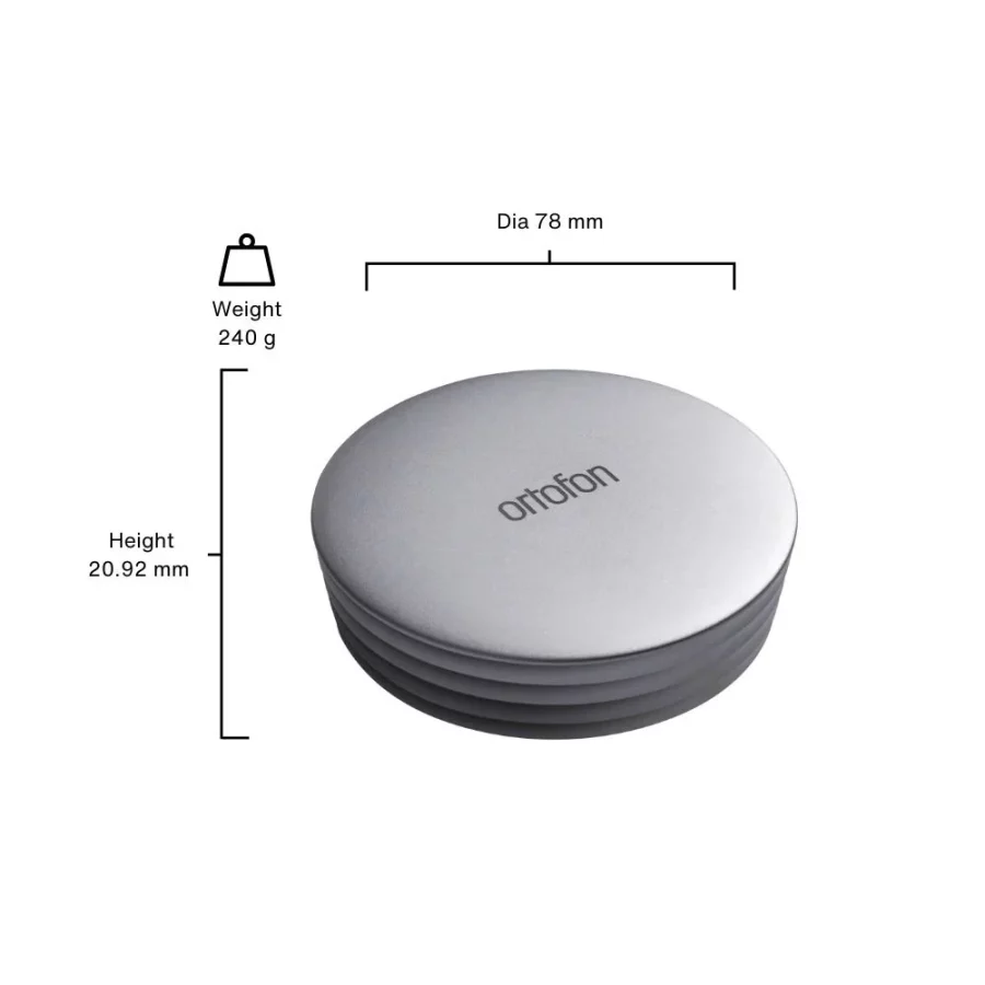 Ortofon Plak Stabilizatörü / Ağırlığı - Gri, 240gr - Görsel 2