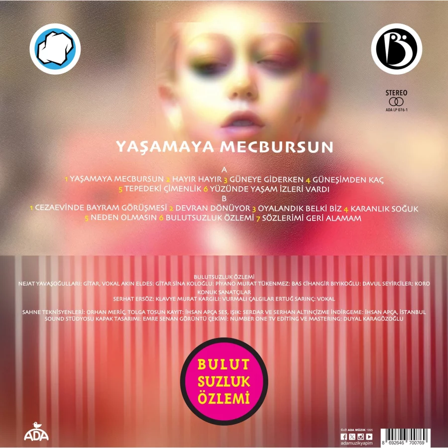 Bulutsuzluk Özlemi Yaşamaya Mecbursun - Plak - Görsel 2
