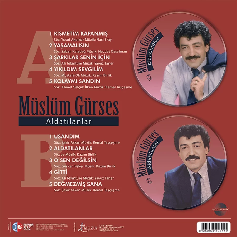 Müslüm Gürses Aldatılanlar - Picture Plak - Görsel 2