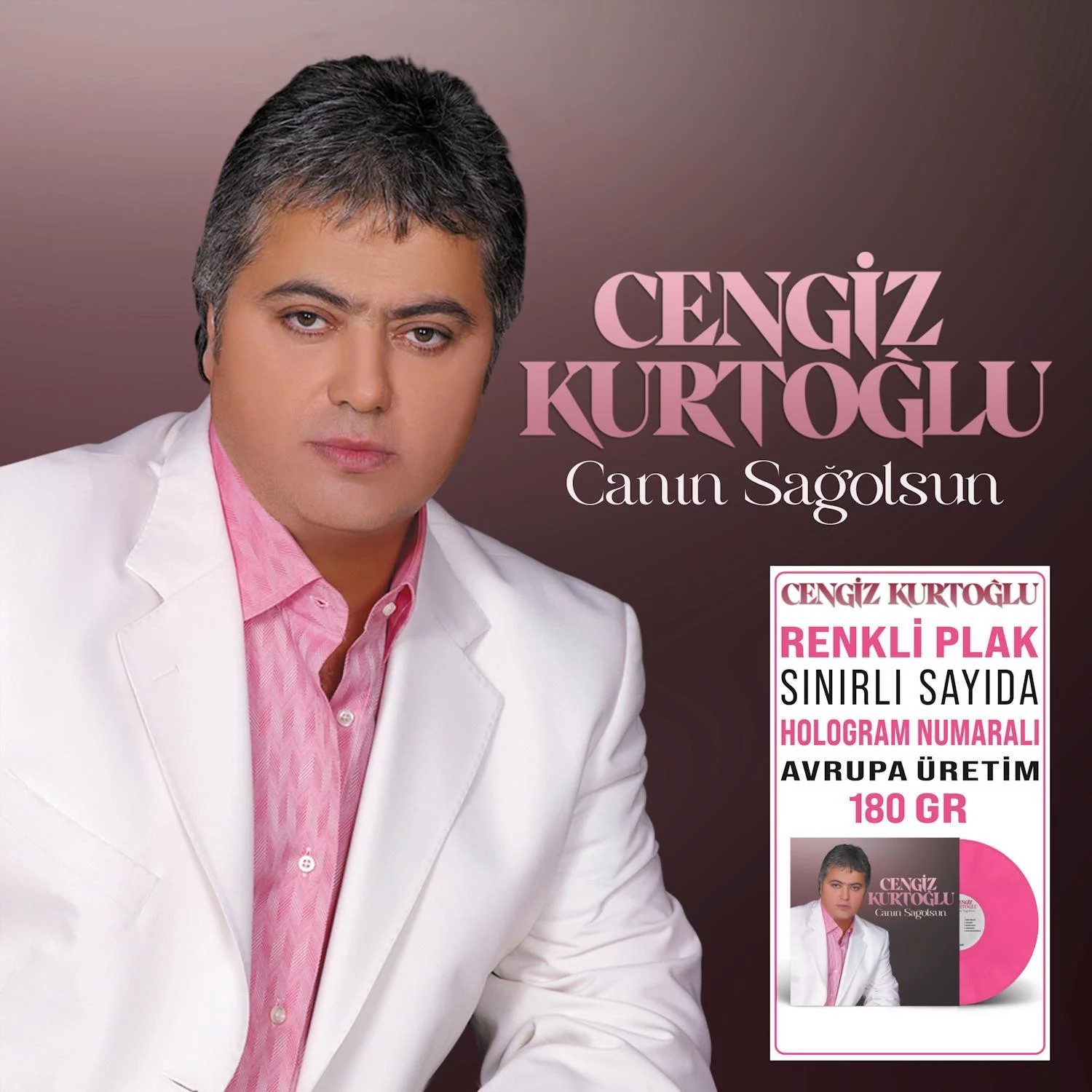 cengiz-kurtoglu-canin-sagolsun-renkli-limitli-baski-plak Cengiz Kurtoğlu -Canın Sağolsun (Renkli Limitli Baskı Plak) - Görsel 1