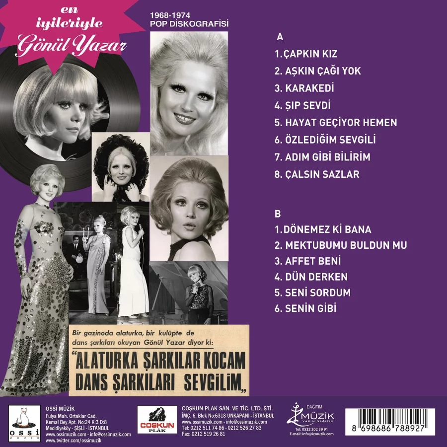 Gönül Yazar En İyileriyle - Plak - Görsel 2