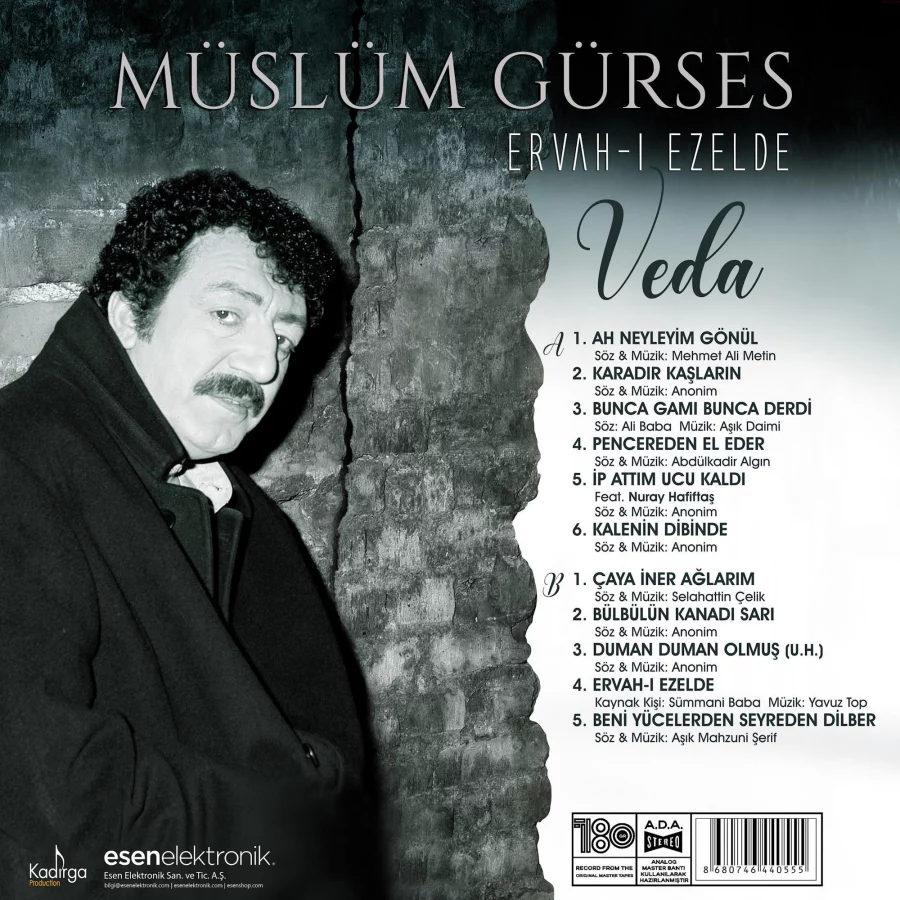 Müslüm Gürses - Ervah-ı Ezelde / Veda (Plak) - Görsel 2
