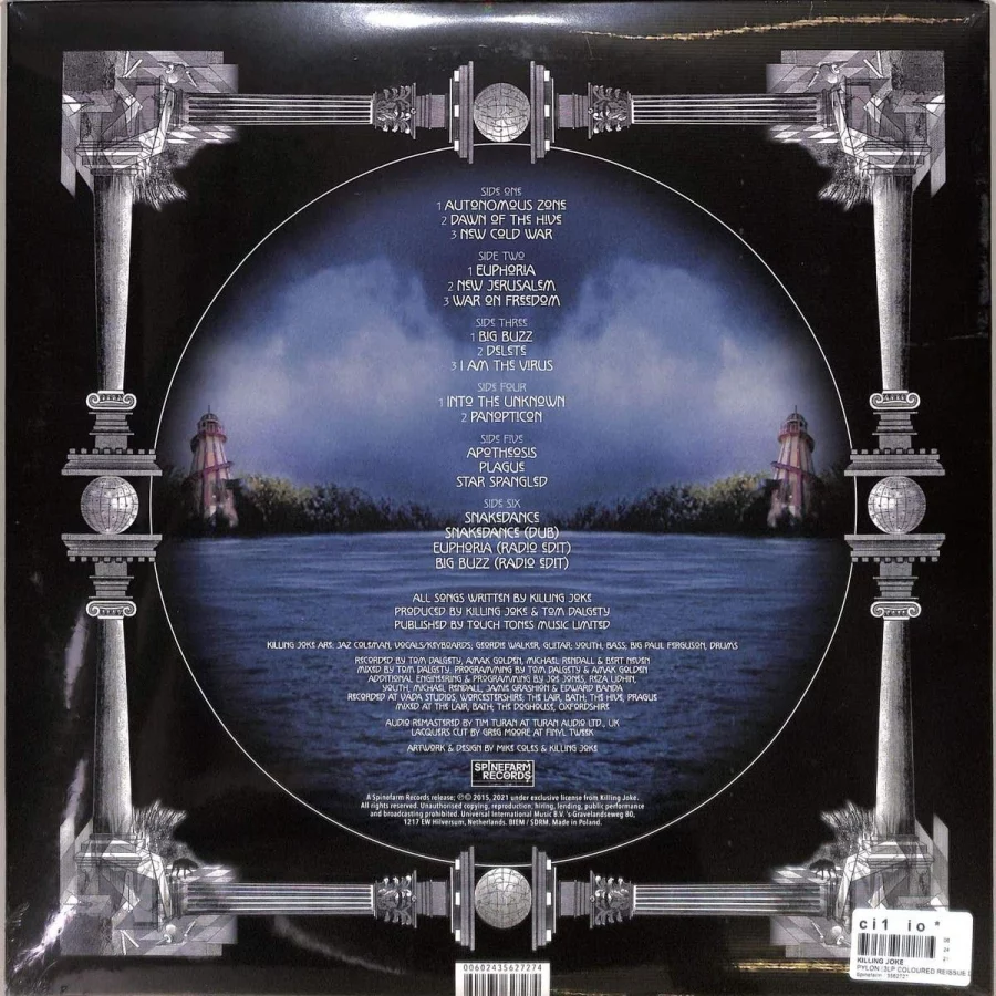 Killing Joke - Pylon (Reissue - Deluxe Edition - Translucent Green Vinyl) (3 Plak) - Görsel 3