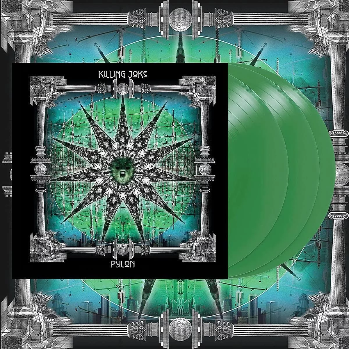 killing-joke-pylon-reissue-deluxe-edition-translucent-green-vinyl-3-plak Killing Joke - Pylon (Reissue - Deluxe Edition - Translucent Green Vinyl) (3 Plak) - Görsel 1