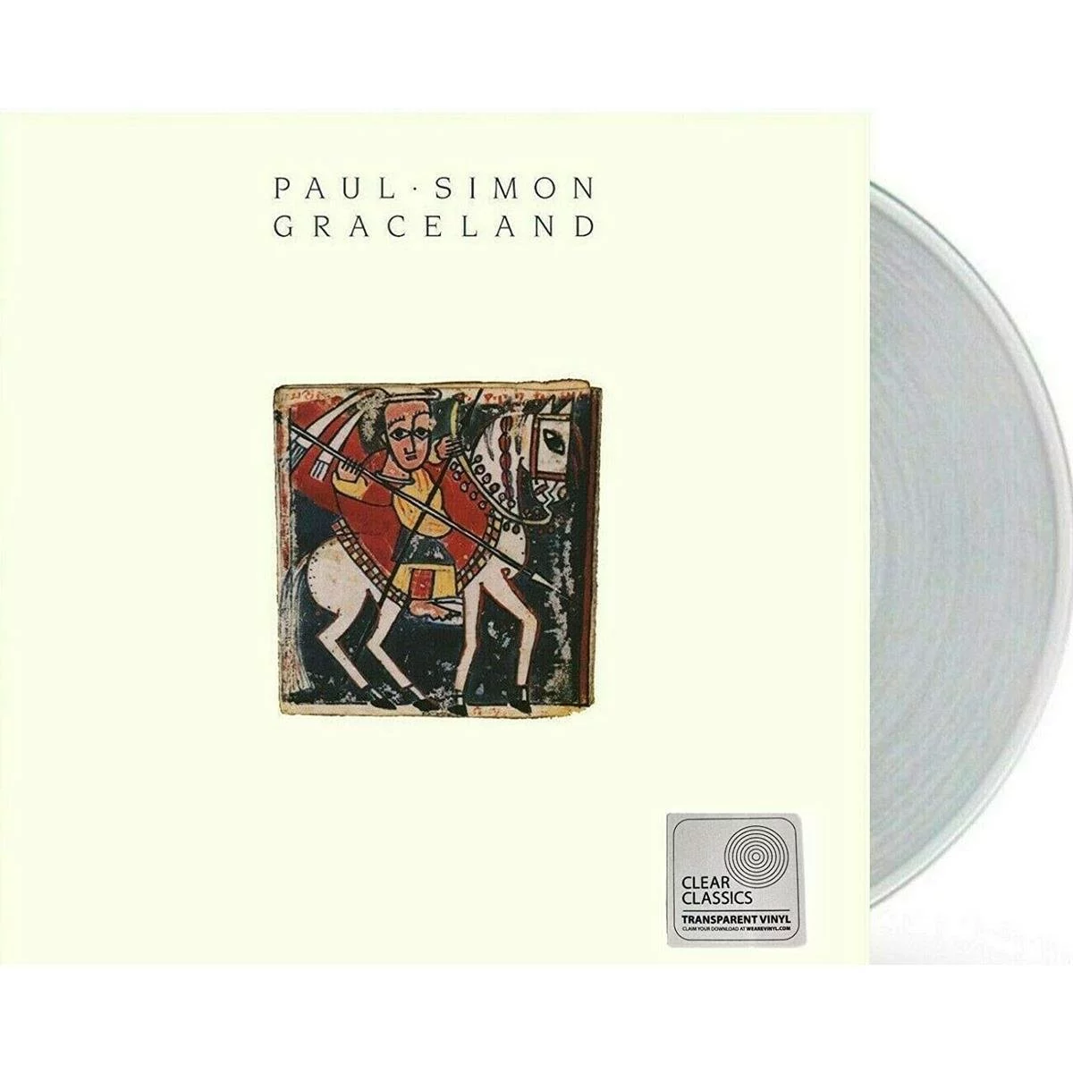 paul-simon-graceland-clear-vinyl-plak Paul Simon - Graceland (Clear Vinyl) (Plak) - Görsel 1