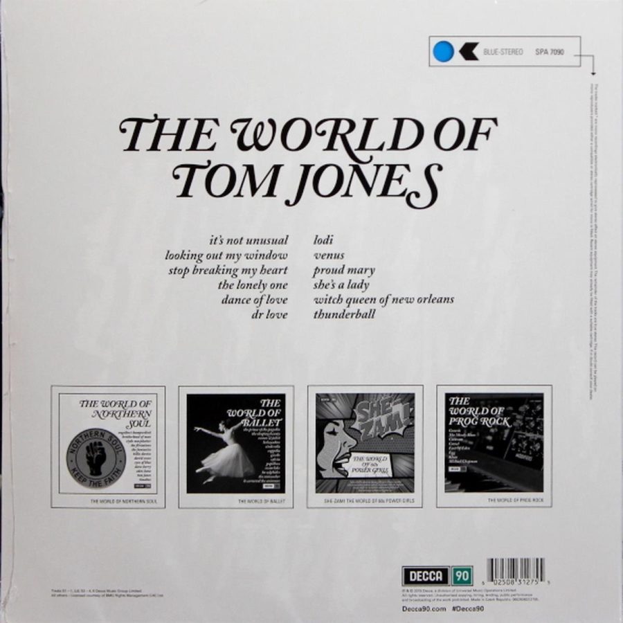 Tom Jones - The World Of Tom Jones (Plak) - Görsel 2