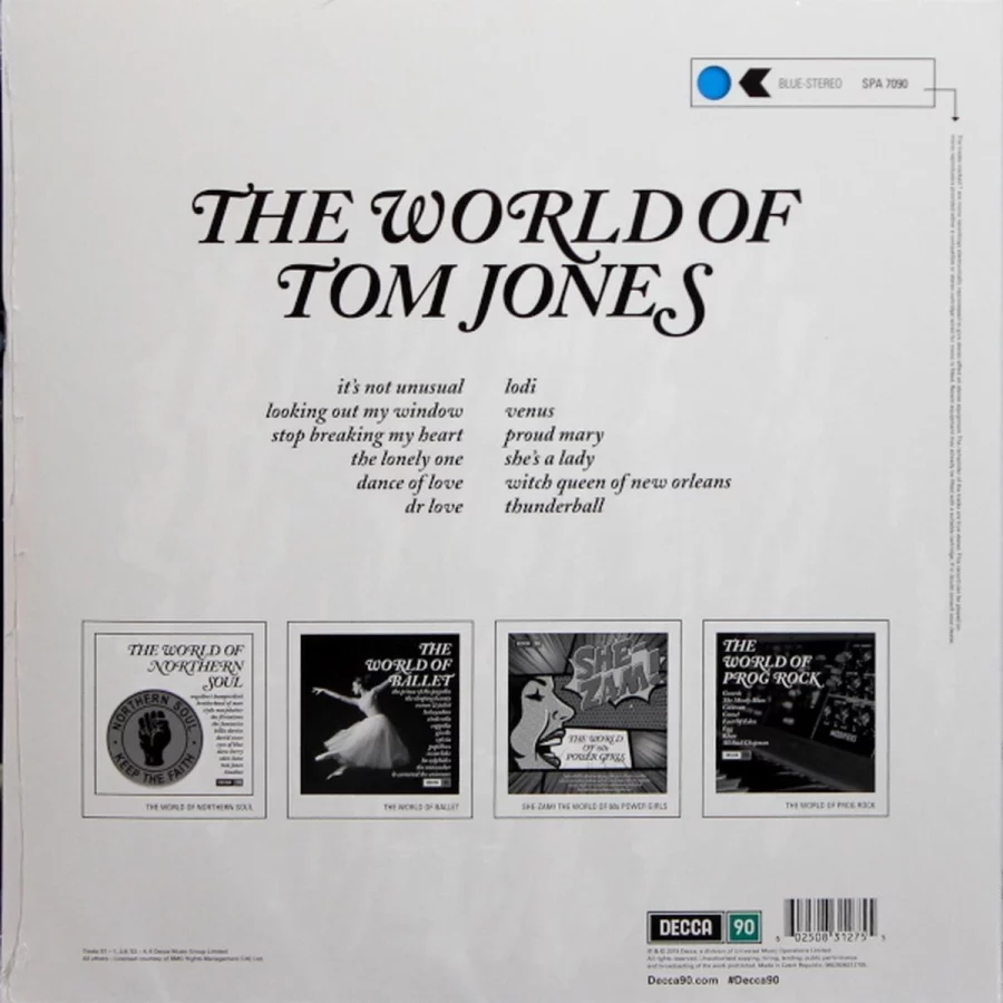 Tom Jones - The World Of Tom Jones (Plak) - Görsel 2