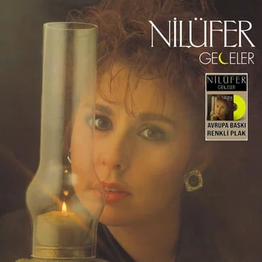 nilufer-geceler-renkli-plak-pop-lpyasa-a4-b92 Nilüfer - Geceler (Renkli Plak) - Görsel 1