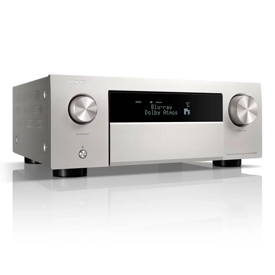 Denon AVC-X4800H 9.4 Ch 8K AV Amplifier Silver - Görsel 2