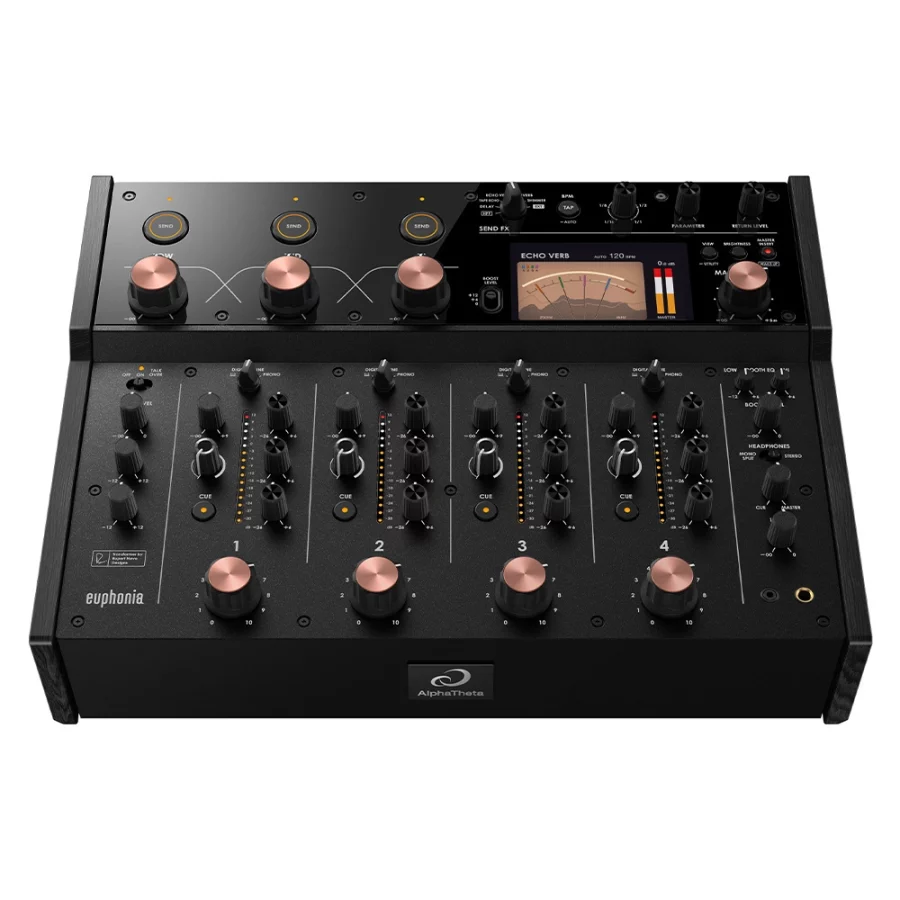 AlphaTheta Euphonia 4 Kanal Rotary DJ Mikser - Görsel 2