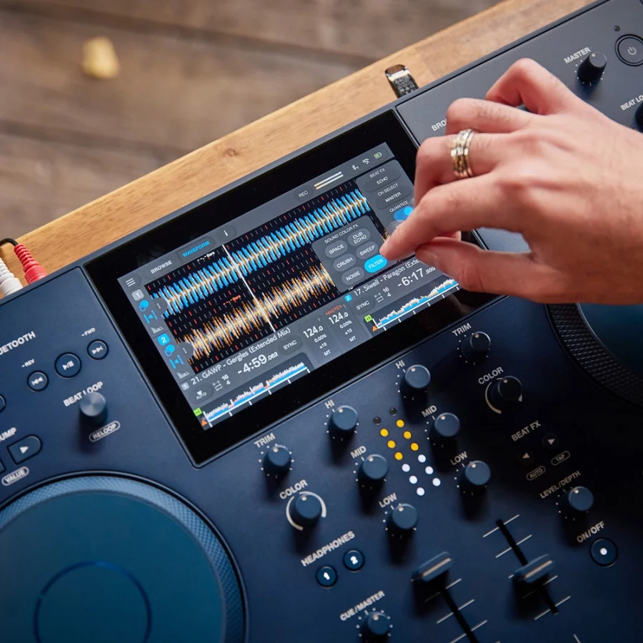 AlphaTheta MNIS-DUO Şarjlı All-in-one DJ Kontrol Ünitesi - Görsel 6
