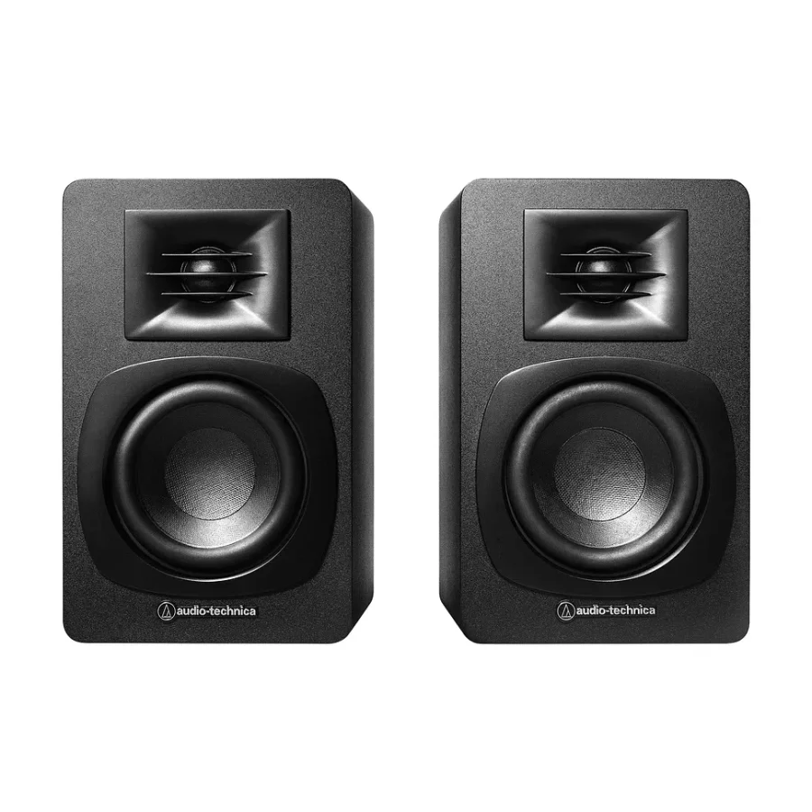 Audio-Technica AT-SP3X Bluetooth Aktif Hoparlör Çift Siyah - Görsel 2