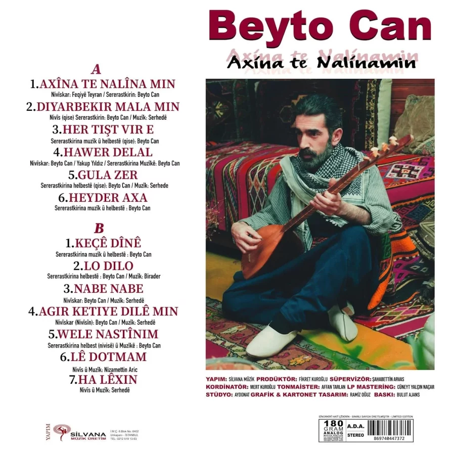Beyto Can - Axîna Te Nalîna Mın (Plak) - Görsel 2