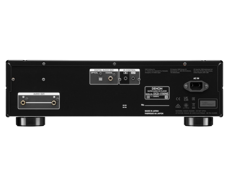 Denon DCD-1700NE CD/SACD Player Siyah - Görsel 2