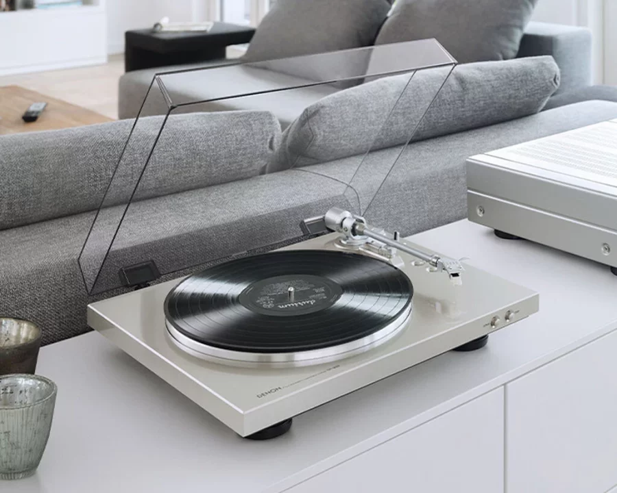 Denon DP-300F Pikap Plak Çalar / Gri - Görsel 3