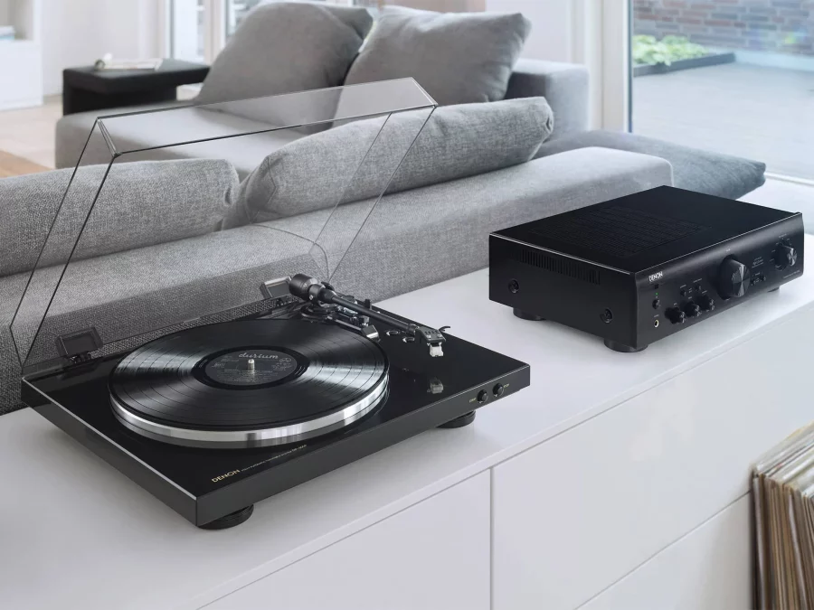 Denon DP-300F Pikap Plak Çalar / Siyah - Görsel 4