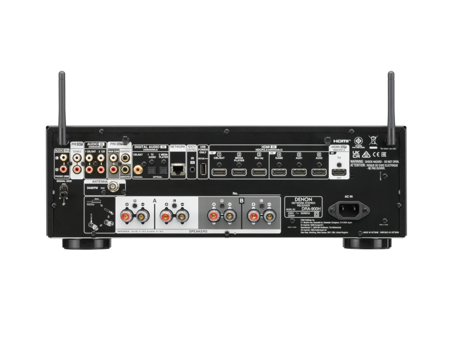 Denon DRA-900H Stereo Network Receiver Siyah - Görsel 3