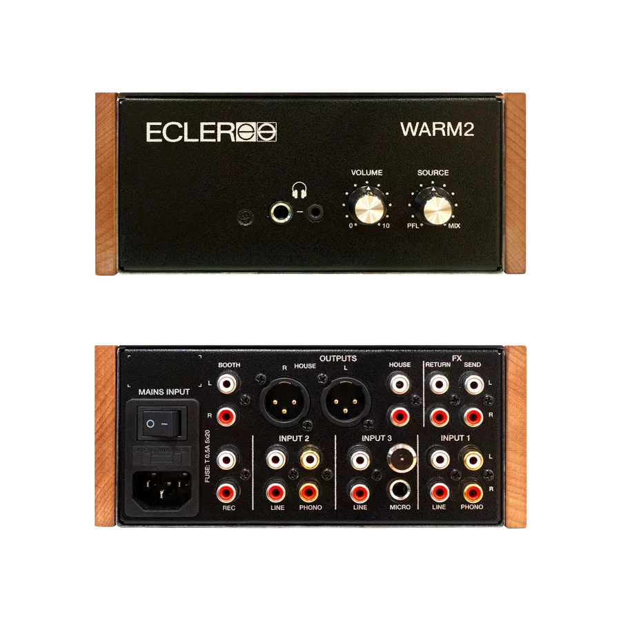 ECLER WARM2 Rotary Mikser | 2 Kanallı Analog DJ Mikseri - Görsel 3