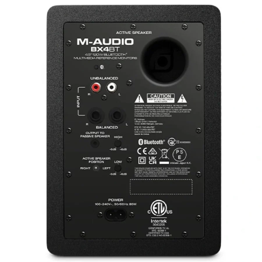 M-Audio BX4 BT Bluetooth Stüdyo Monitör Hoparlörü (Çift) - Görsel 3