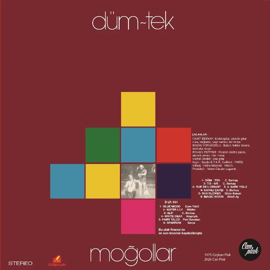Moğollar - Düm Tek (50.Yıl Özel Baskı Limitli / Numaralı Renkli Plak) - Görsel 2