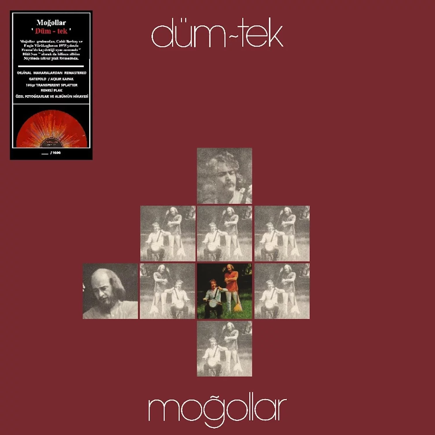 mogollar-dum-tek-50-yil-ozel-baski-limitli-numarali-renkli-plak Moğollar - Düm Tek (50.Yıl Özel Baskı Limitli / Numaralı Renkli Plak) - Görsel 1
