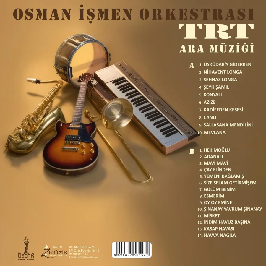 Osman İşmen Orkestrası - TRT Ara Müziği (Plak) - Görsel 2