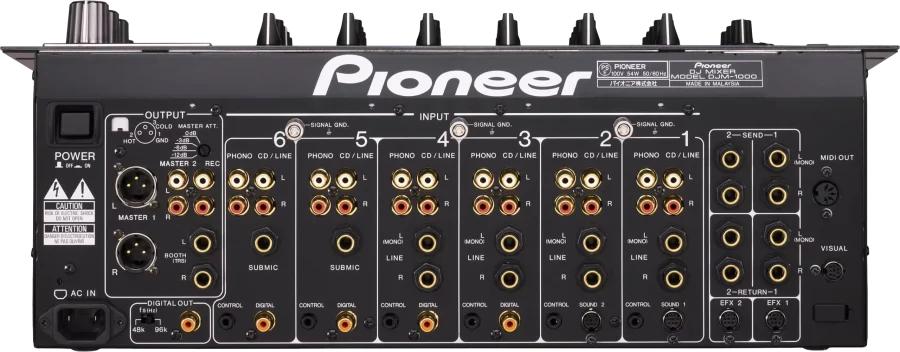 Pioneer DJ DJM-1000 6 Kanal Performance Mixer - Görsel 2