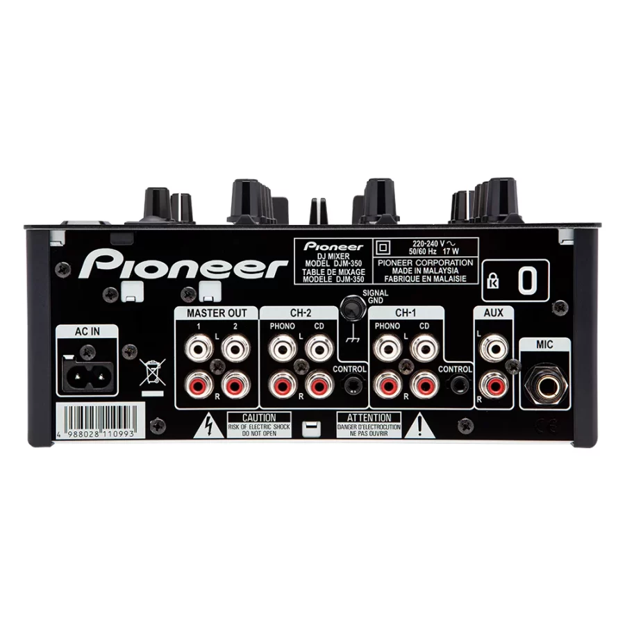 Pioneer DJM-350 Siyah İki Kanal Efektli DJ Mikser - Görsel 3