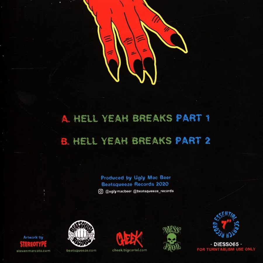 Ugly Mac Beer Hell Yeah Breaks Green Vinyl Edition - 7inch - Görsel 2