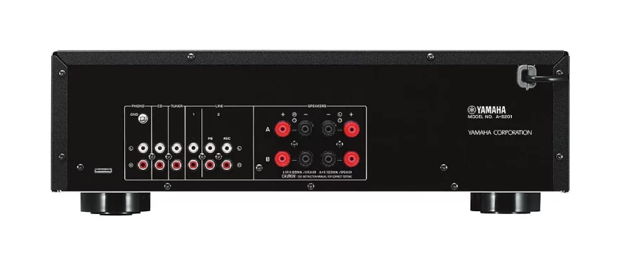 Yamaha A-S201 Stereo Amplifier Gri - Görsel 2