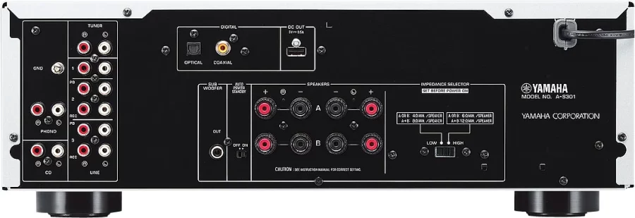 Yamaha A-S301 Stereo Amplifier Siyah - Görsel 2