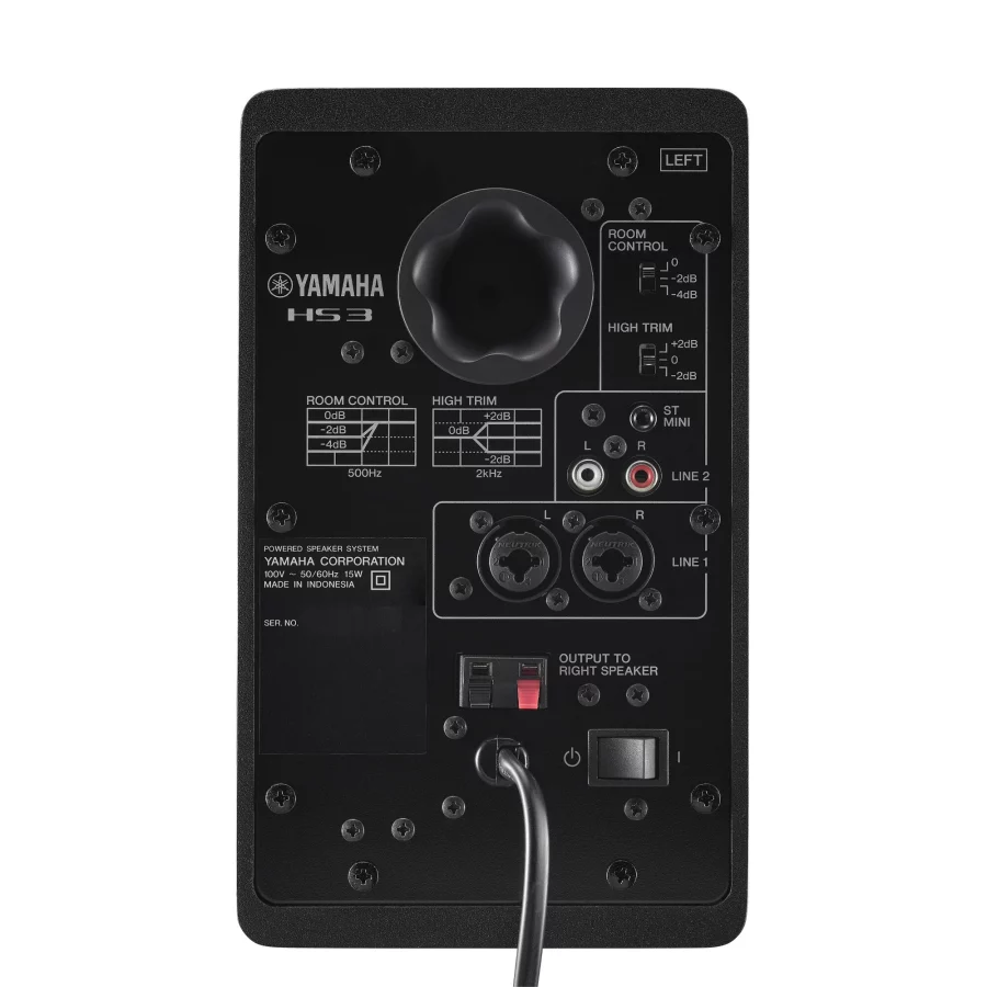 Yamaha HS3 Aktif Stüdyo Monitör Hoparlör Çift / Black - Görsel 5