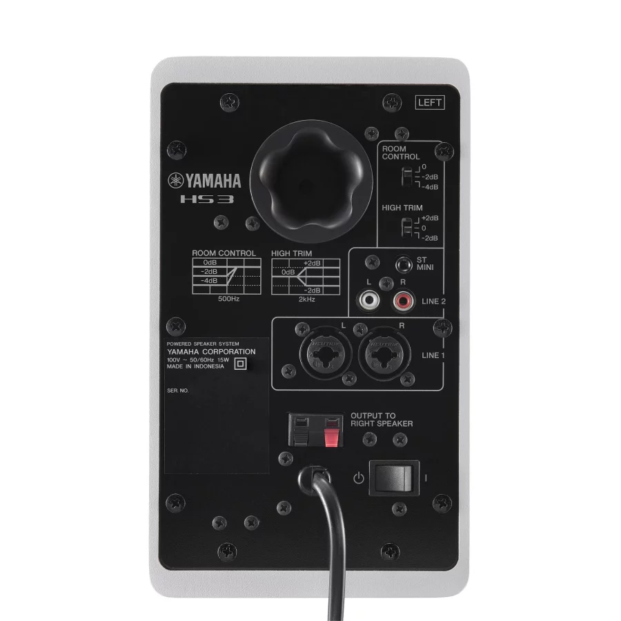 Yamaha HS3 Aktif Stüdyo Monitör Hoparlör Çift / White - Görsel 5