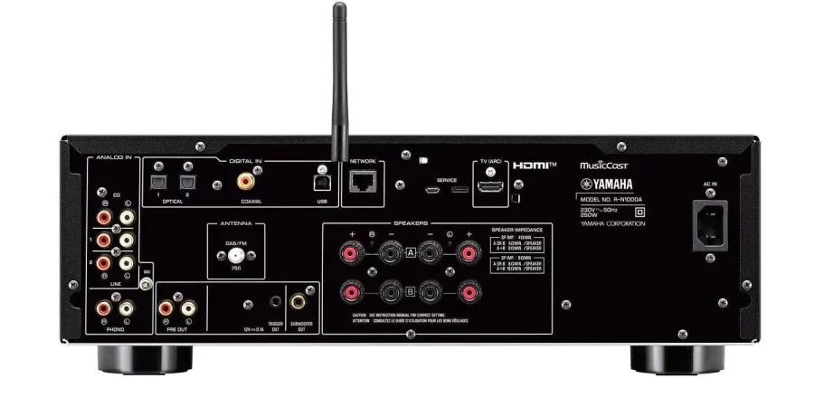 Yamaha R-N1000A Musiccast Network Stereo Receiver Gri - Görsel 2