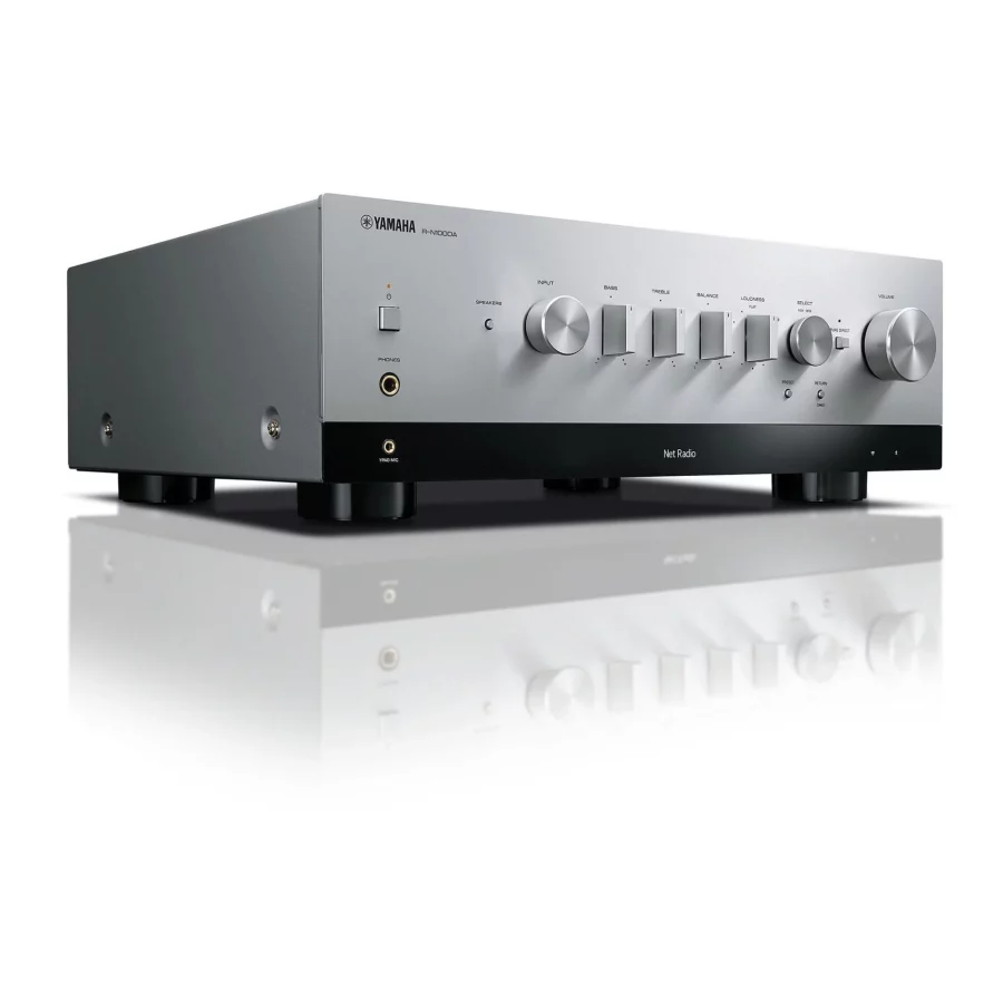 Yamaha R-N1000A Musiccast Network Stereo Receiver Gri - Görsel 4
