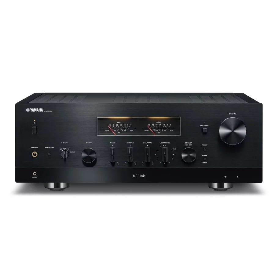 Yamaha R-N2000A Network Stereo Receiver Amfi Siyah - Görsel 2