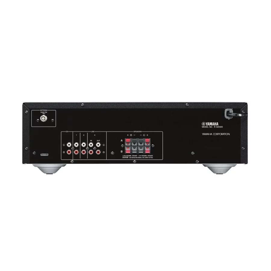 Yamaha R-S202D Stereo Receiver Amfi Siyah - Görsel 2