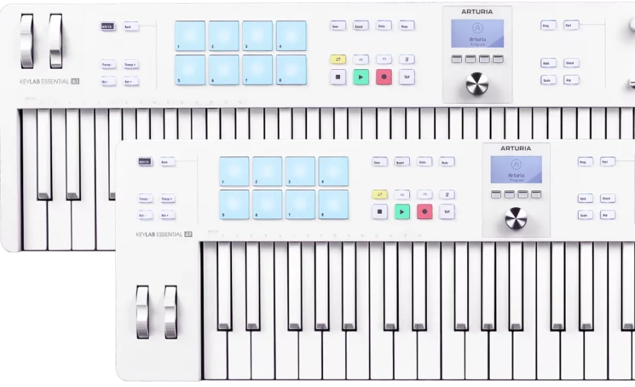 Arturia KeyLab Essential 61 Mk3 Alpine White - Görsel 6