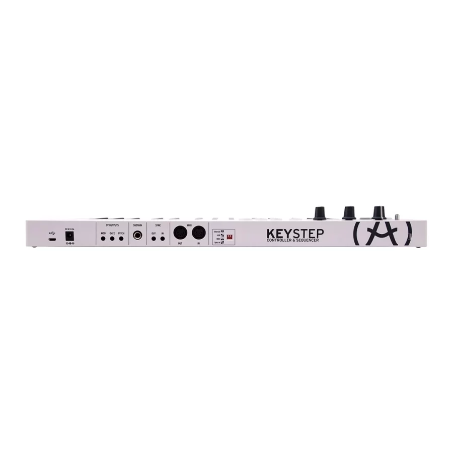 Arturia KeyStep Beyaz MIDI Klavye - Görsel 3