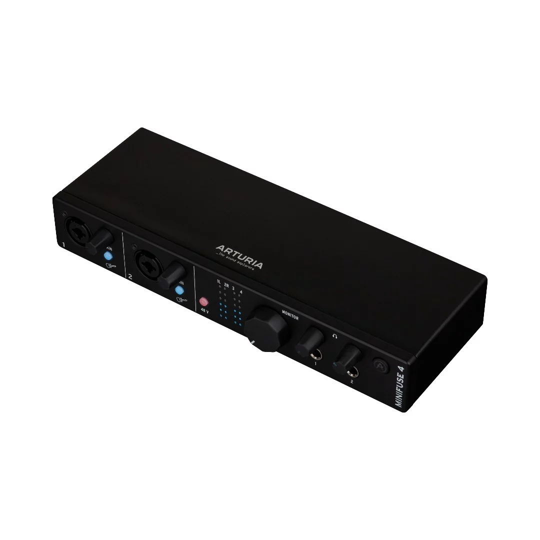 arturia-minifuse-4-siyah-usb-ses-karti Arturia MiniFuse 4 Siyah USB Ses Kartı - Görsel 1