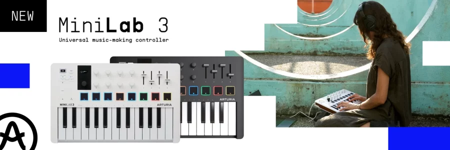 Arturia MiniLab 3 Rose Quartz MIDI Klavye - Görsel 11