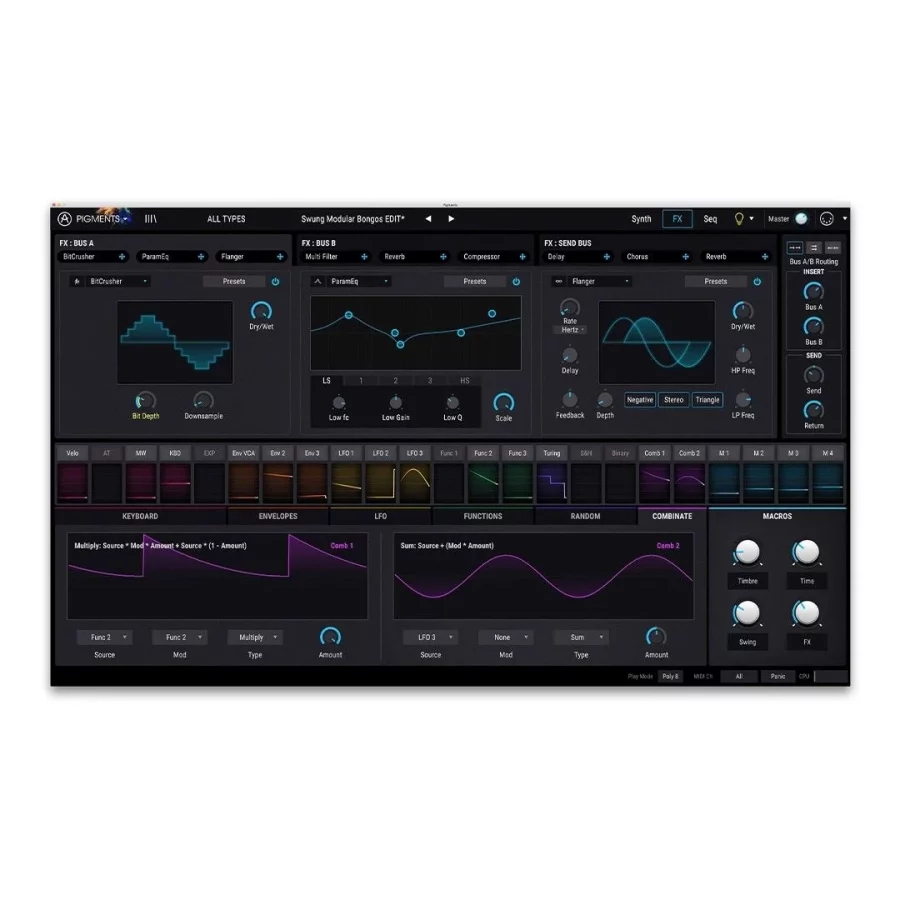 Arturia Pigments Synthesizer Plug-in - Görsel 2