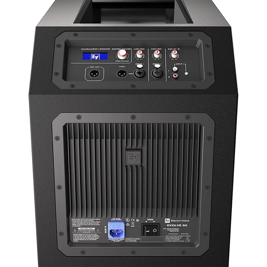 ElectroVoice EVOLVE50-KB-EU Taşınabilir Column Ses Sistemi Siyah - Görsel 5