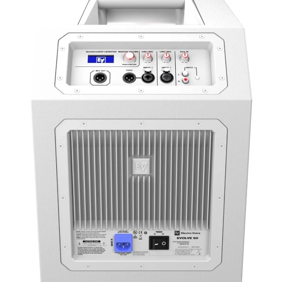 ElectroVoice EVOLVE50-KW-EU Taşınabilir Column Ses Sistemi Beyaz - Görsel 6
