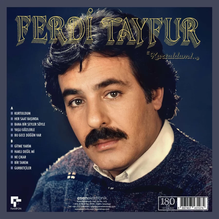 Ferdi Tayfur - Kurtuldum (Plak) - Görsel 2